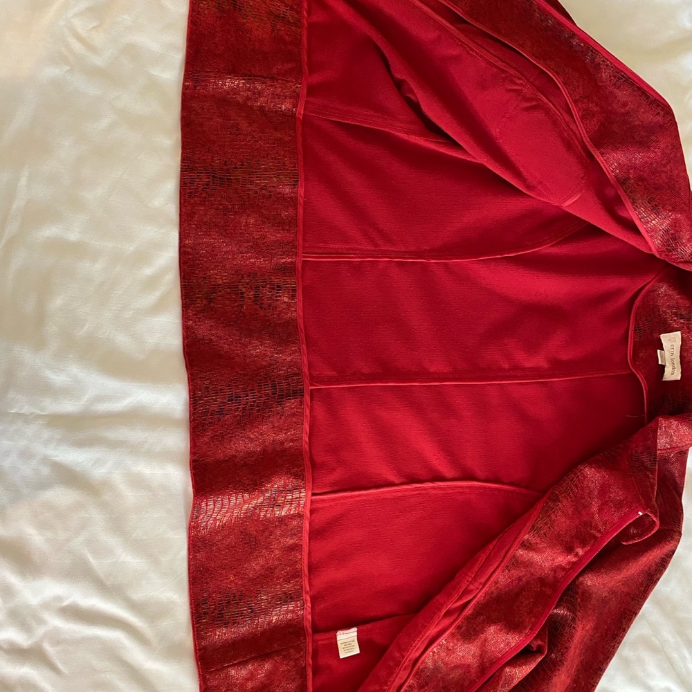 Erin London Lg metallic faux snakeskin jacket - Picture 11 of 16